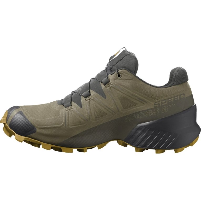 Tenis Para Trail Running Salomon Speedcross 5 GTX Hombre Verde Oliva | MX TMHX950